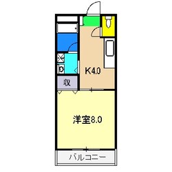 クレール天神の物件間取画像